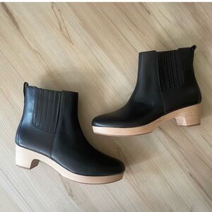 Madewell Clog Boots Black NWOB 9.5
